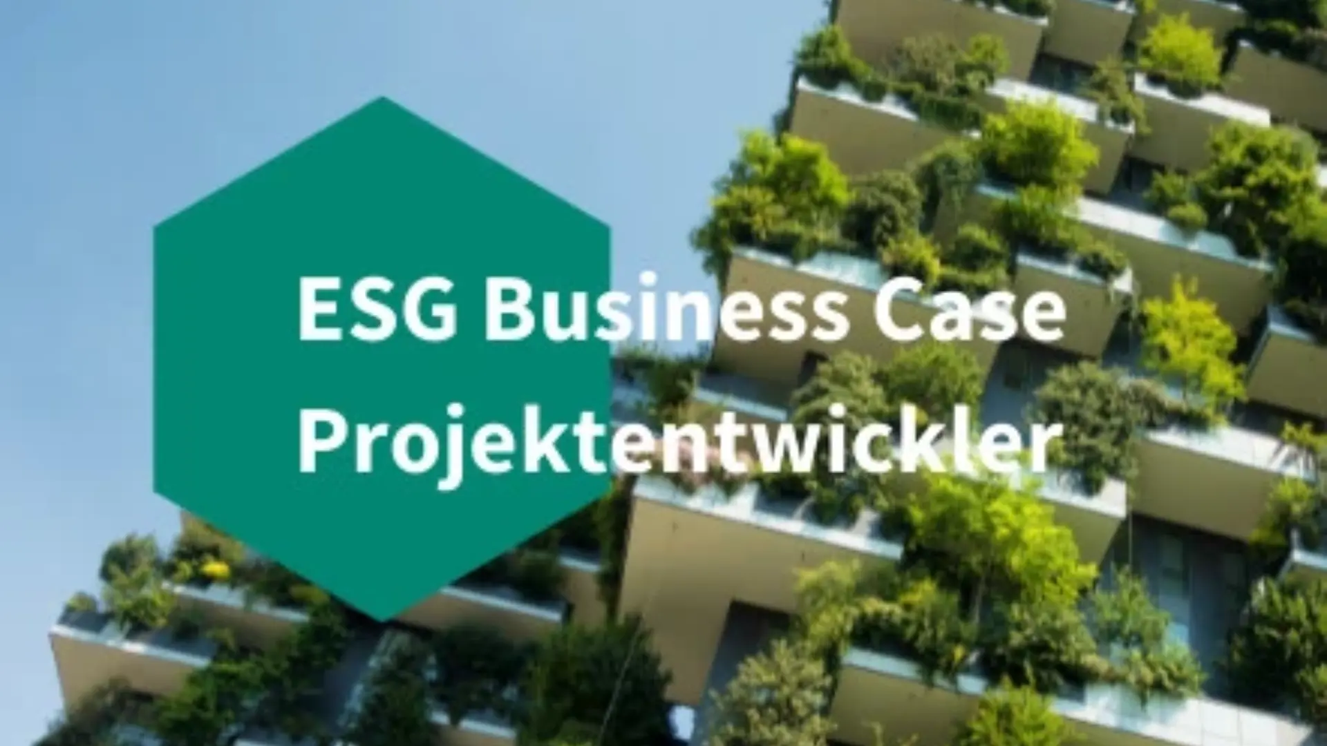 Blog Business Case ESG Real Estate Development
